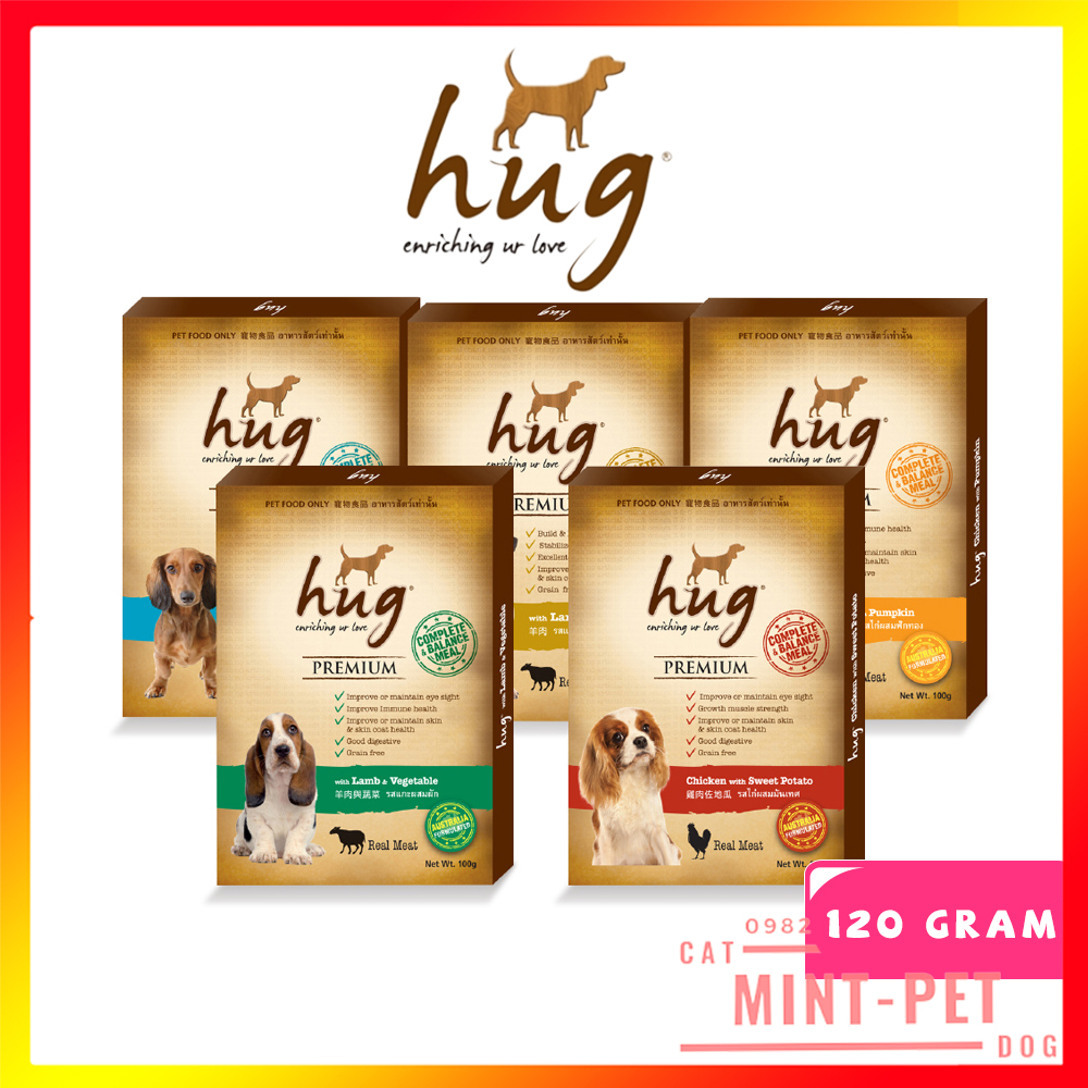 Pate dinh dưỡng cho chó hug cho chó gói 120 gram