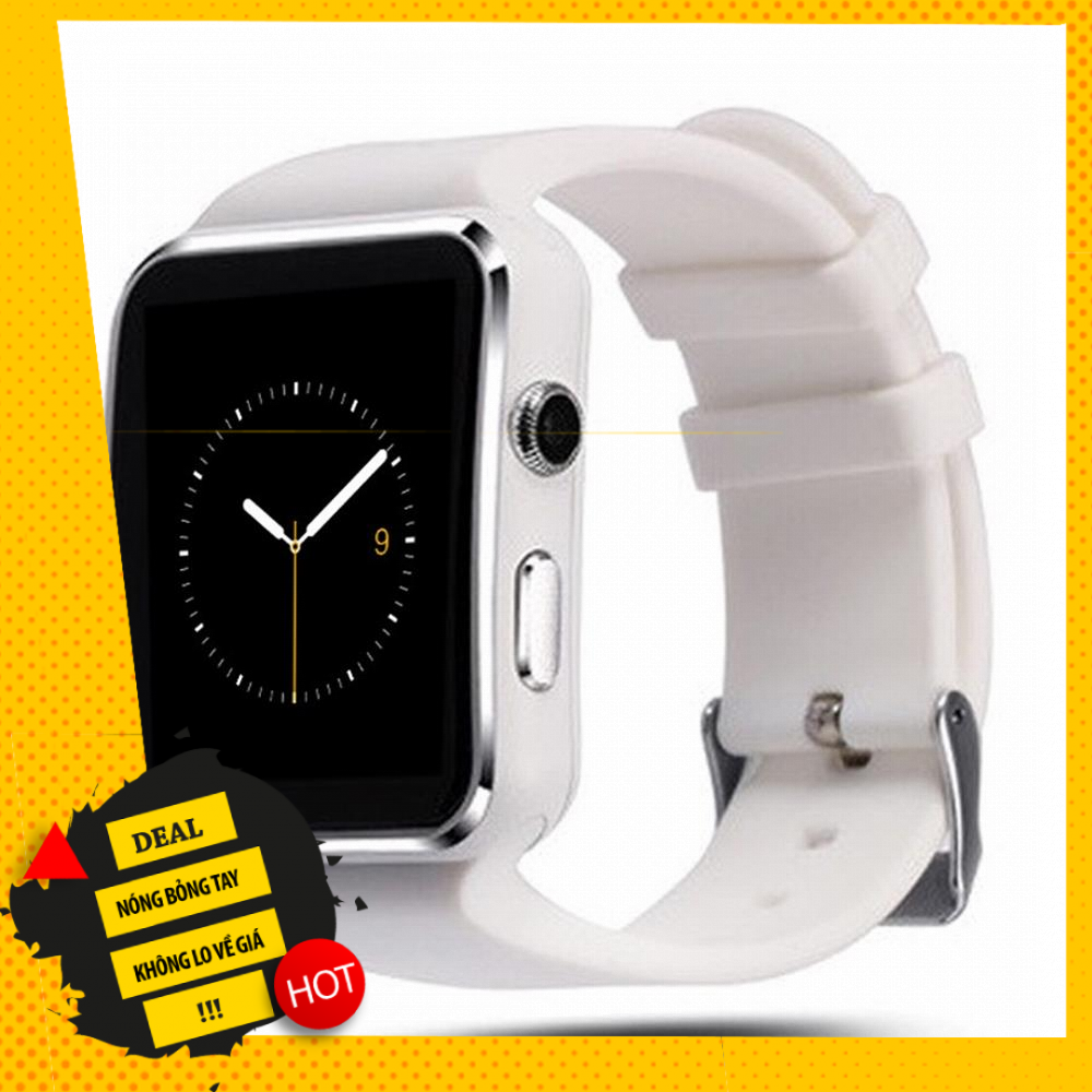 Đồng hồ thông minh smartwatch chống nước SX6 có khe cắm Sim và Thẻ nhớ, tích hợp chức năng nghe gọi, nhận thông báo, màn hình cong 5D hiện đại - mẫu mới 2019, Lỗi 1 đổi 1