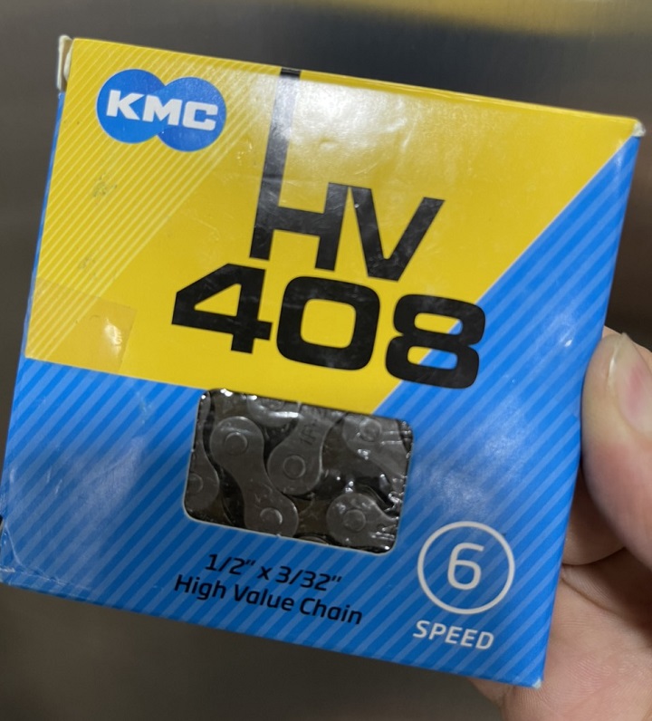 Xích xe đạp kmc hv408 6/7/8 speed- chính hãng, box