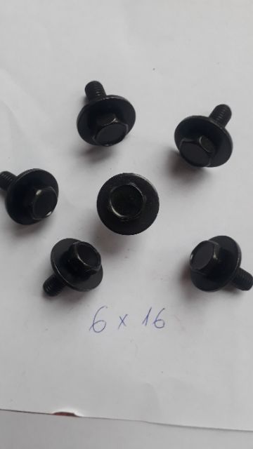 Ốc ren 6mm × 16mm giá cho 10 chiếc 1 túi