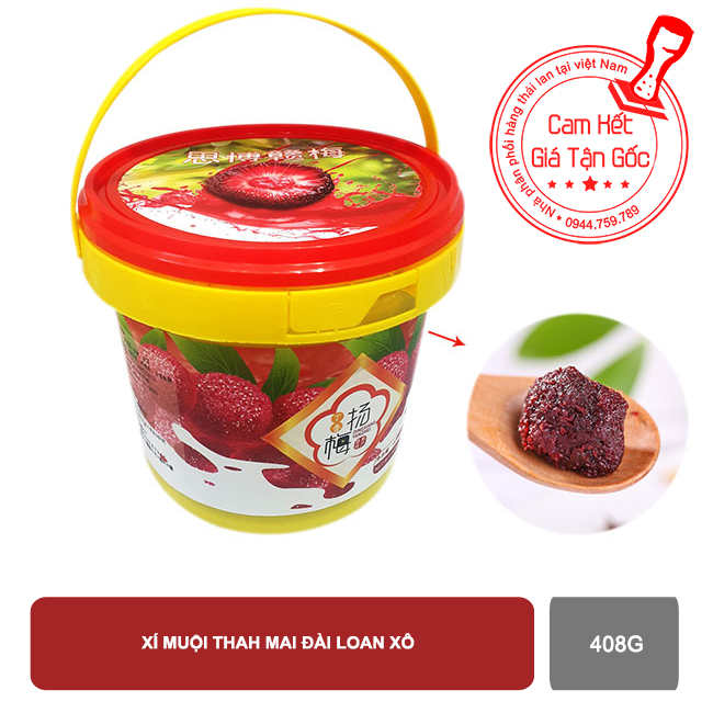 Xí muội thanh mai xô đài loan 408g , xí muội thanh mai đài loan
