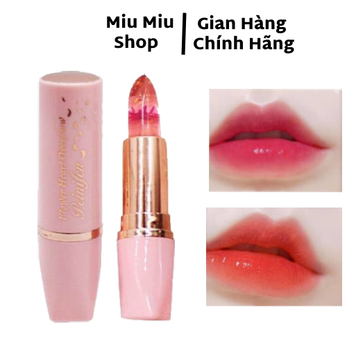 [ FREESHIP-son dưỡng có màu hot nhất] Son Dưỡng Môi Thạch Trong Suốt Ướp Hoa Thật, Giúp Đôi Môi Căng Mọng, Giảm Thâm Nám, Màu Son Nhẹ Nhàng Phù Hợp Với Học Sinh Và Những Bạn Thích Trang Điểm Nhẹ Nhàng - Chuẩn hàng nội địa trung