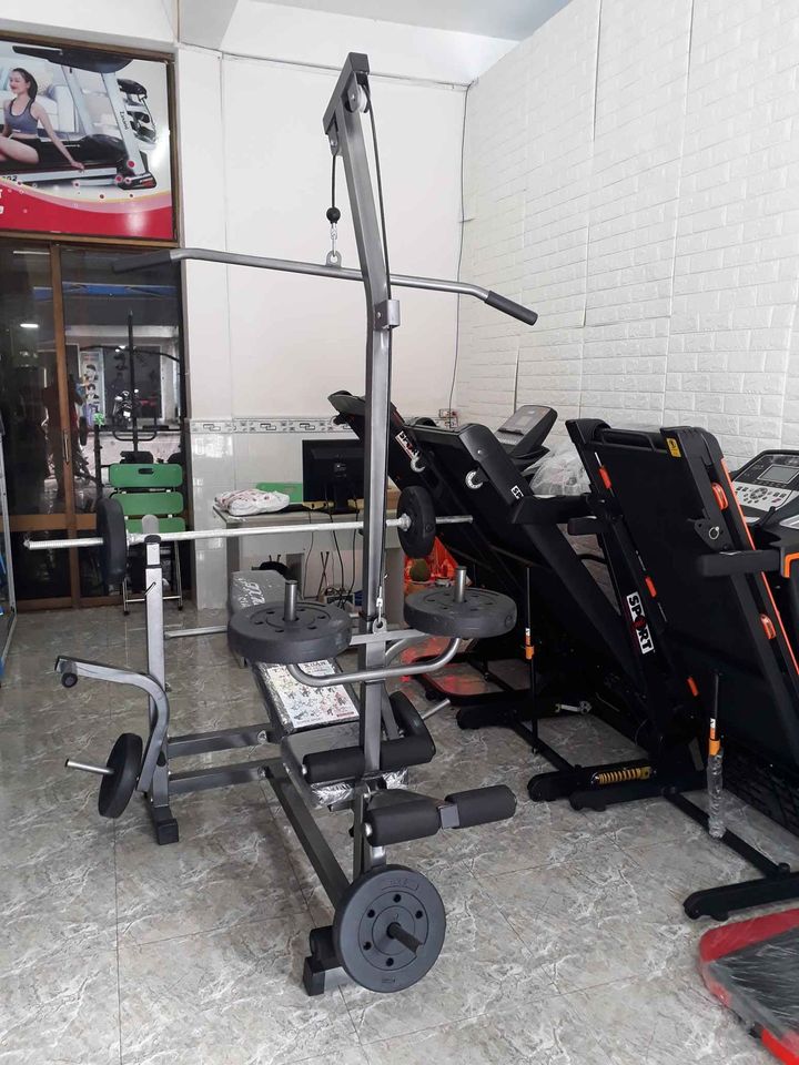 Khung giàn tập tạ đa năng ht700 hata sport thép dày 1ly8 cứng cáp