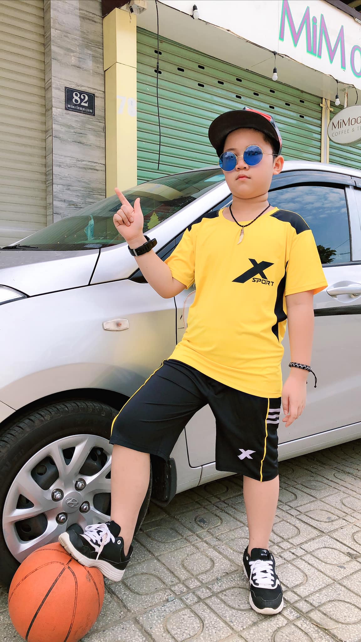 Bộ thun thể thao bé trai size 40-65kg