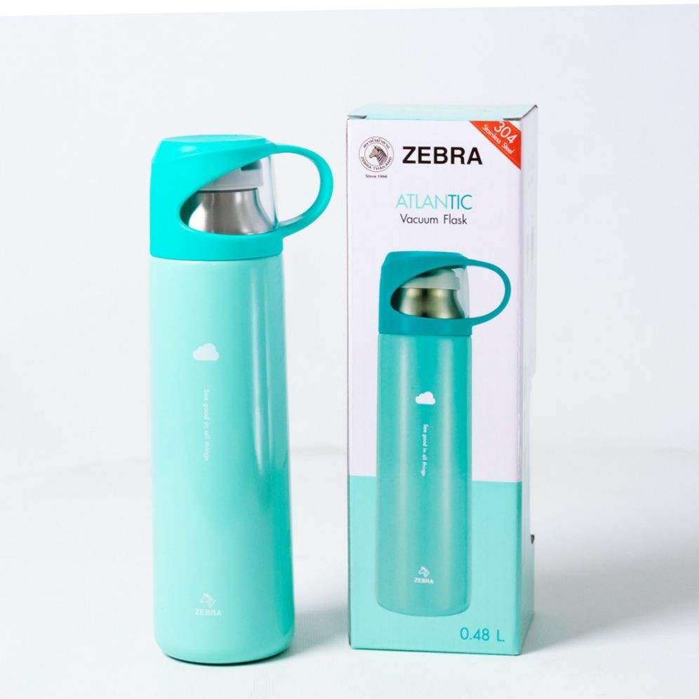[HCM]Bình giữ nhiệt inox Zebra Alantic 480ml - 112630