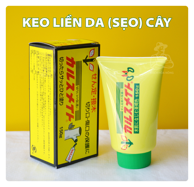 [HCM]Keo liền da, sẹo cây Karusumate Nhật Bản 150g, liền sẹo vết cắt cành cây bonsai, cây cảnh, hoa lan