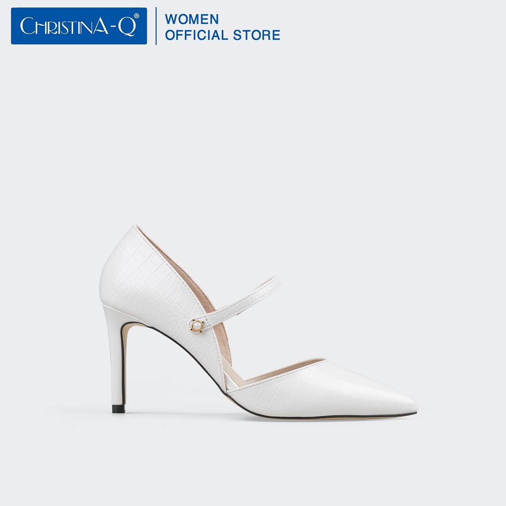 Giày nữ cao gót bít mũi nhọn christina-q gbn315