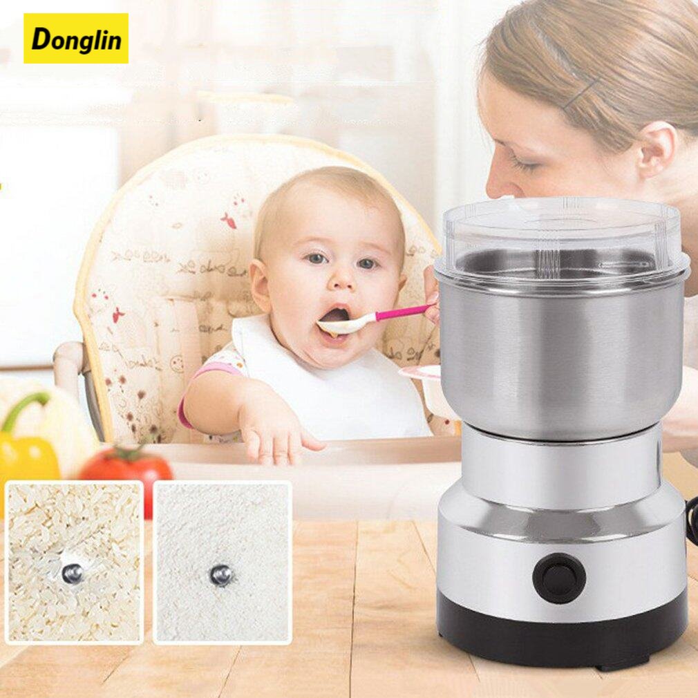 Donglin Điện Đa Năng Máy Gia Đình Cà Phê Máy Xay Cho Hạt Khô Máy Nghiền Thực Phẩm