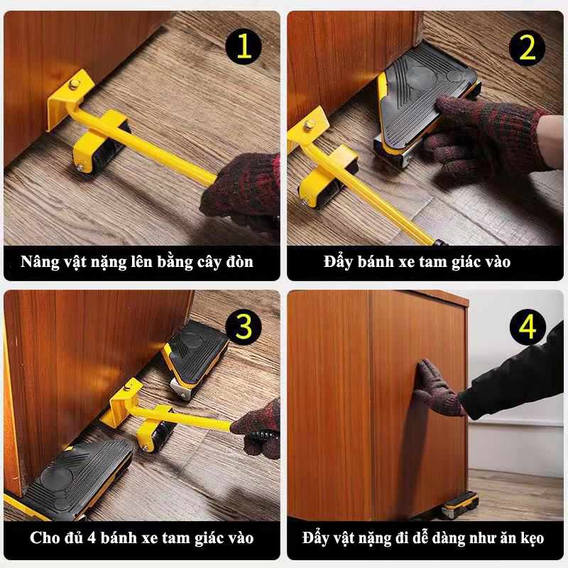 [HCM]Bộ nâng vật nặng tam giác - Hahoo - Nâng mọi đồ nặng dễ như ăn kẹo - Nâng đến 400kg (Có Video)