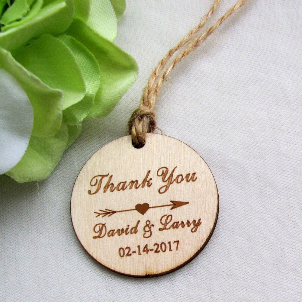 Bộ 5 móc khóa gỗ khắc tên - Thẻ gỗ treo sản phẩm - Thẻ cảm ơn khắc logo theo yêu cầu