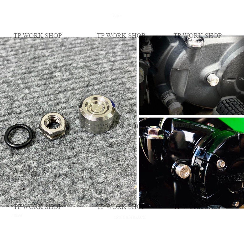 Ốc tán kèm nắp chụp chỉnh nồi Salaya V2 sử dụng lắp Honda Wave, Dream, Future chất liệu inox 304