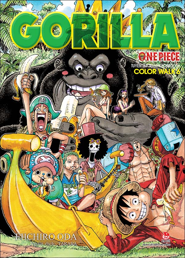 Kim đồng - one piece color walk 6 - gorilla