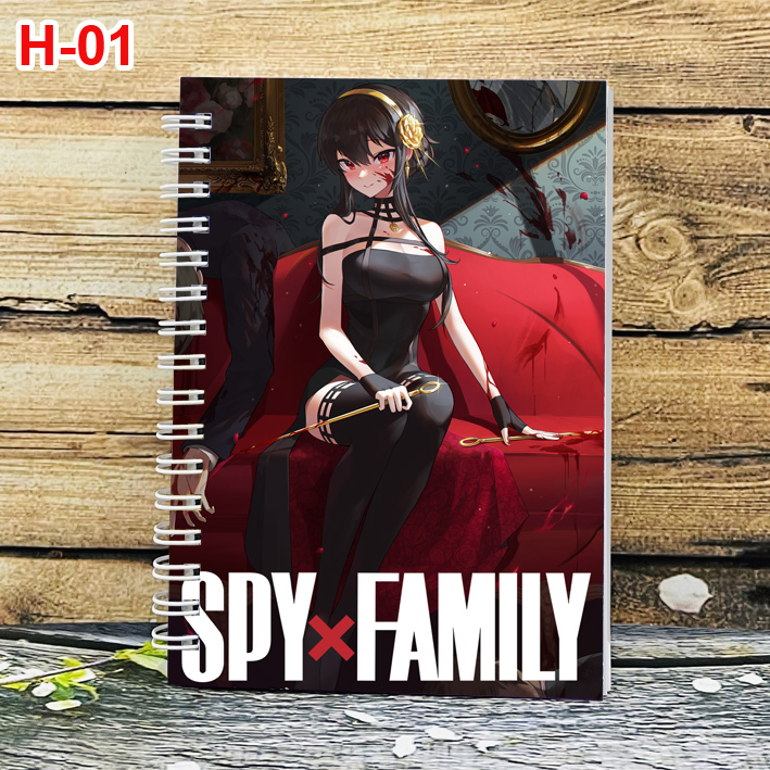Sổ Lò xo anime Spy X Family ( Nhiều mẫu đẹp)