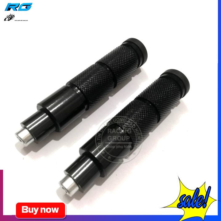 Gù chống đổ sau Ex 150 cổ thẳng Full nhôm 1 cặp màu đen