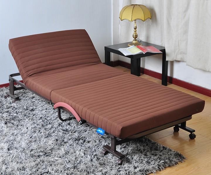 Giường gấp Hàn Quốc rộng 75cm có bánh xe di chuyển tặng kèm ga, gối, túi phủ