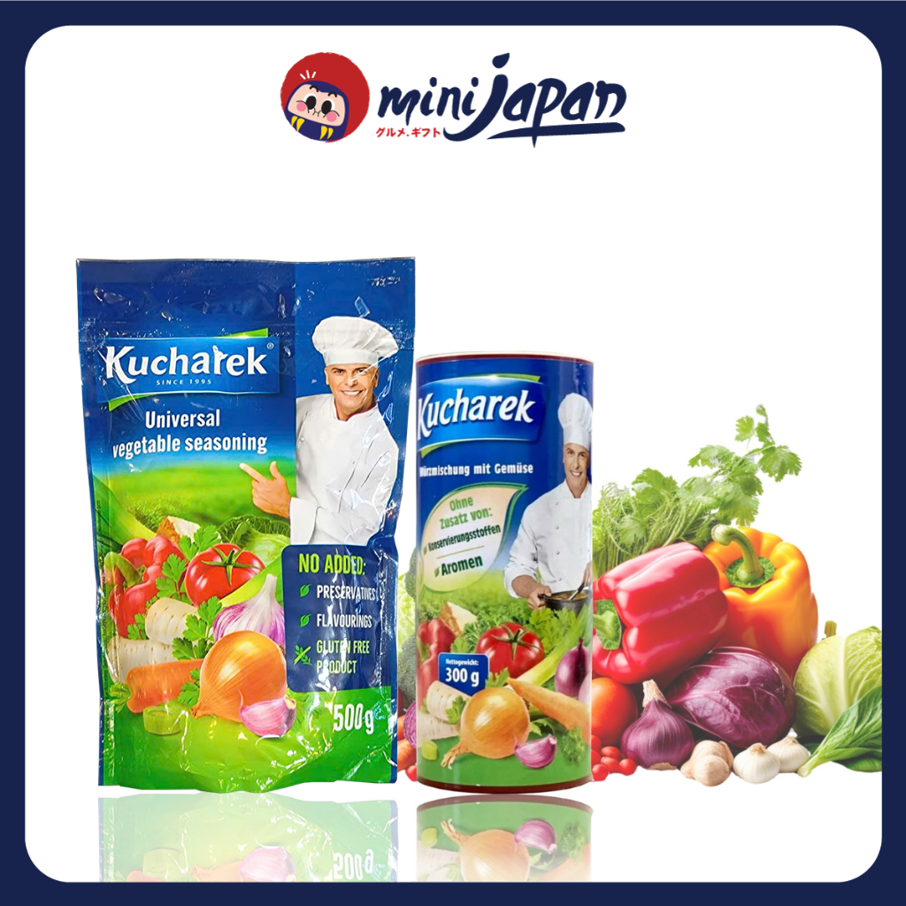 Hạt Nêm Rau Củ Hữu Cơ Kucharek Đức Lọ 300g Dành Cho Người Ăn Kiêng, Ăn Chay