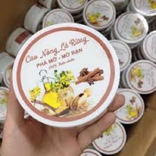 Combo 5 hộp Cao nóng lá rừng đánh tan mỡ bụng bắp tay mờ rạn