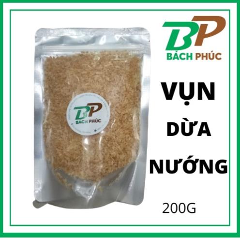 Vụn dừa nướng 200g - trà sữa dừa nướng - kho pha chế đà nẵng - bách phúc đà nẵng