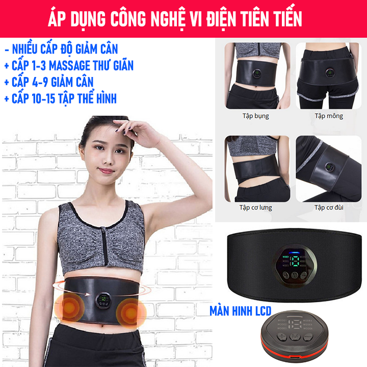 đai giảm mỡ bụng x100 giành cho cả nam và nữ giúp thân hình thon gọn , đai nịt bụng tập gym đánh tan mỡ , đai nịt bụng giảm mỡ bằng điện , đai  giảm mỡ bụng tốt nhất