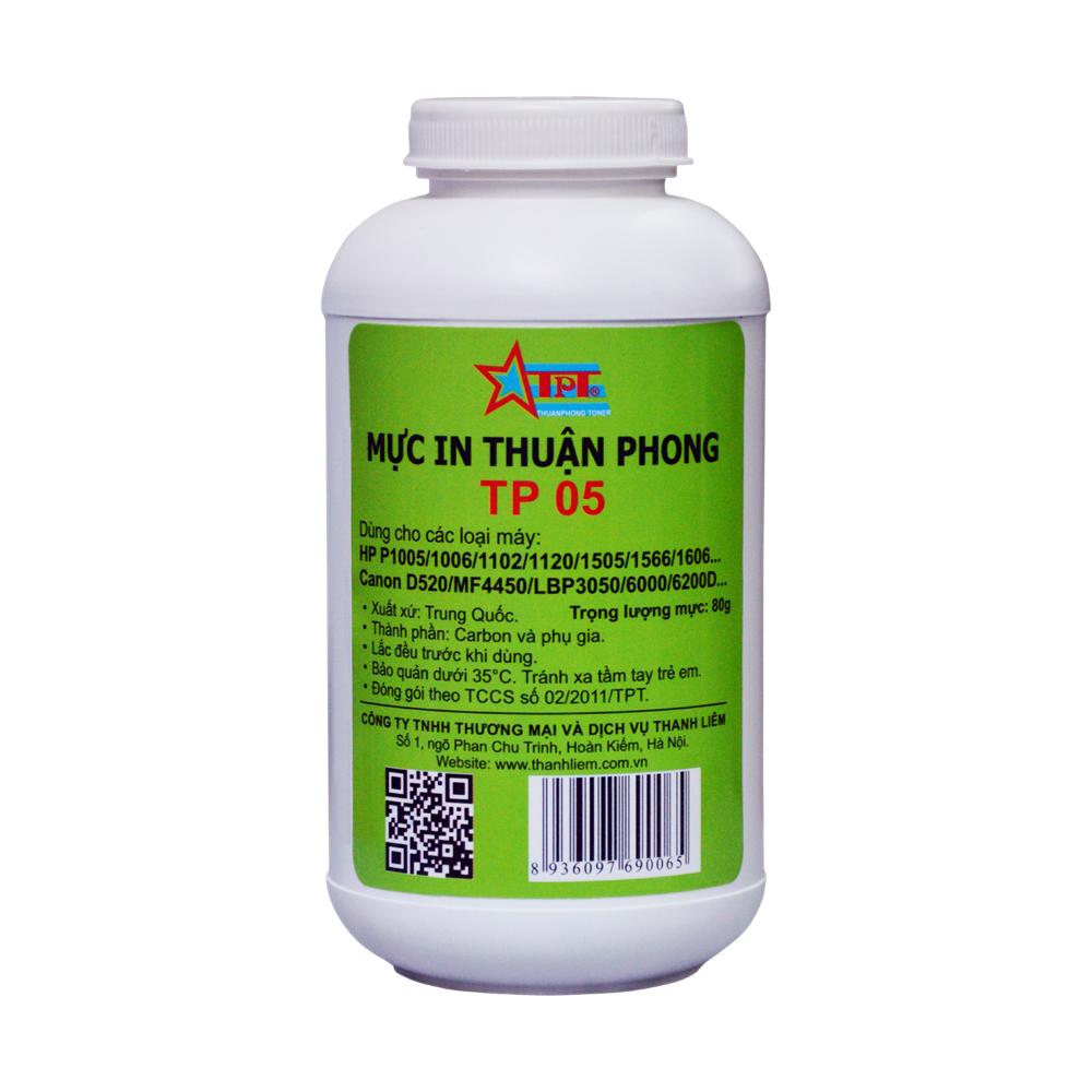 Mực đổ thuận phong tp05 dùng cho máy in hp p1005 / 1006