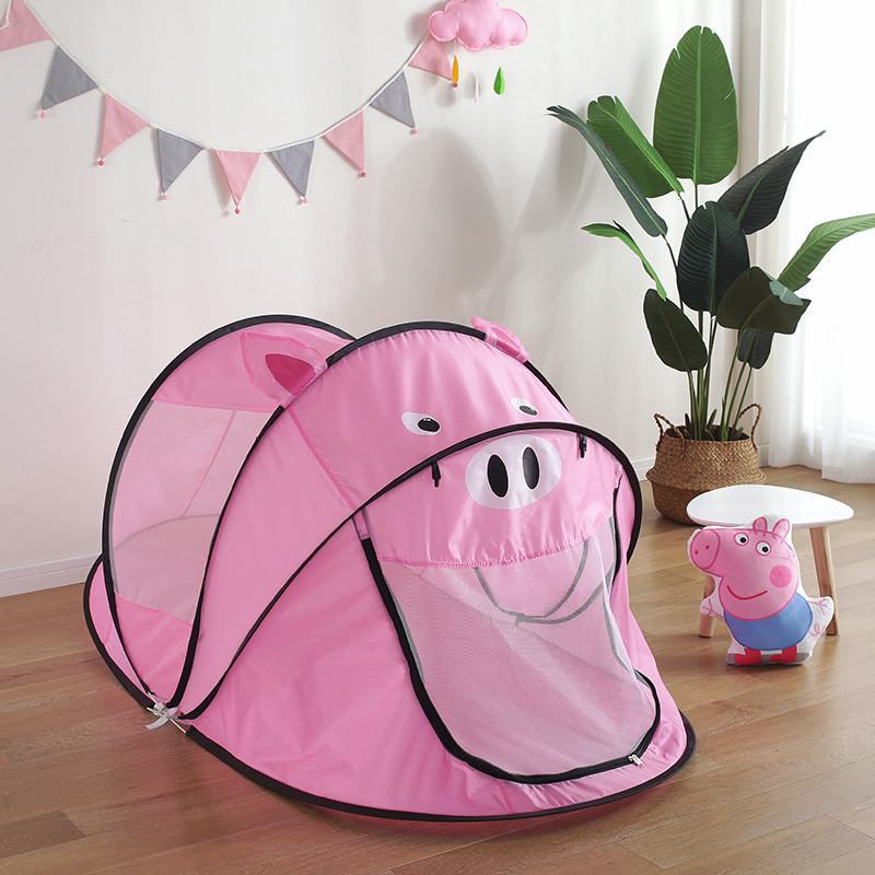 Lều cho bé – lều tự bung - heo xinh – cao cấp