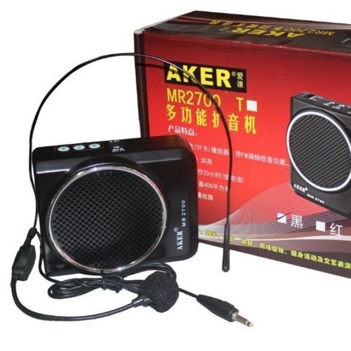 Máy trợ giảng aker mr2700 dành cho gíao viên, hướng dẫn viên du lịch, bán hàng online... bảo hành 12 tháng lỗi 1 đổi 1