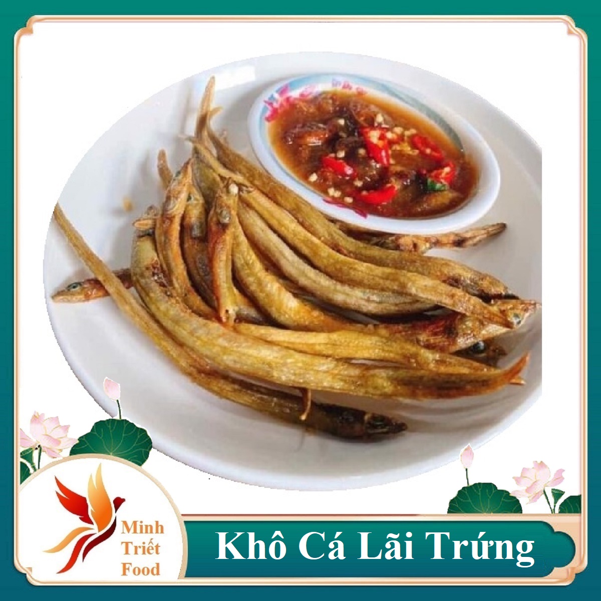 KHÔ CÁ LÃI TRỨNG 500GR MINH TRIẾT ĐẶC SẢN  CHIÊN SIÊU GIÒN ĂN CHÚNG CƠM NÓNG SIÊU NGON