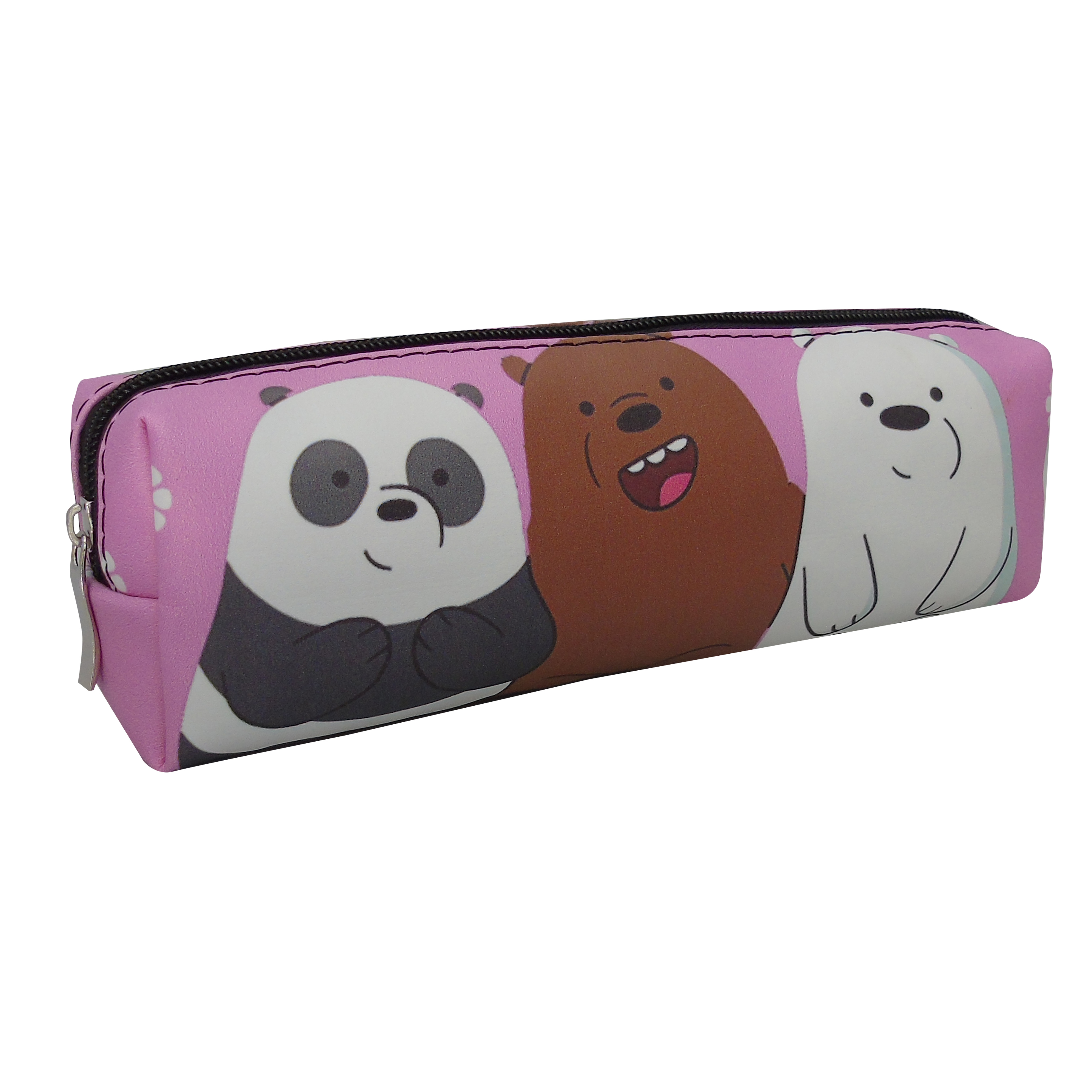 [HCM]Hộp bút bóp viết in hình 3 chú gấu Mh113