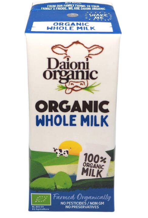 Date 5/25 sữa hữu cơ nguyên kem daioni 200ml - organic whole milk