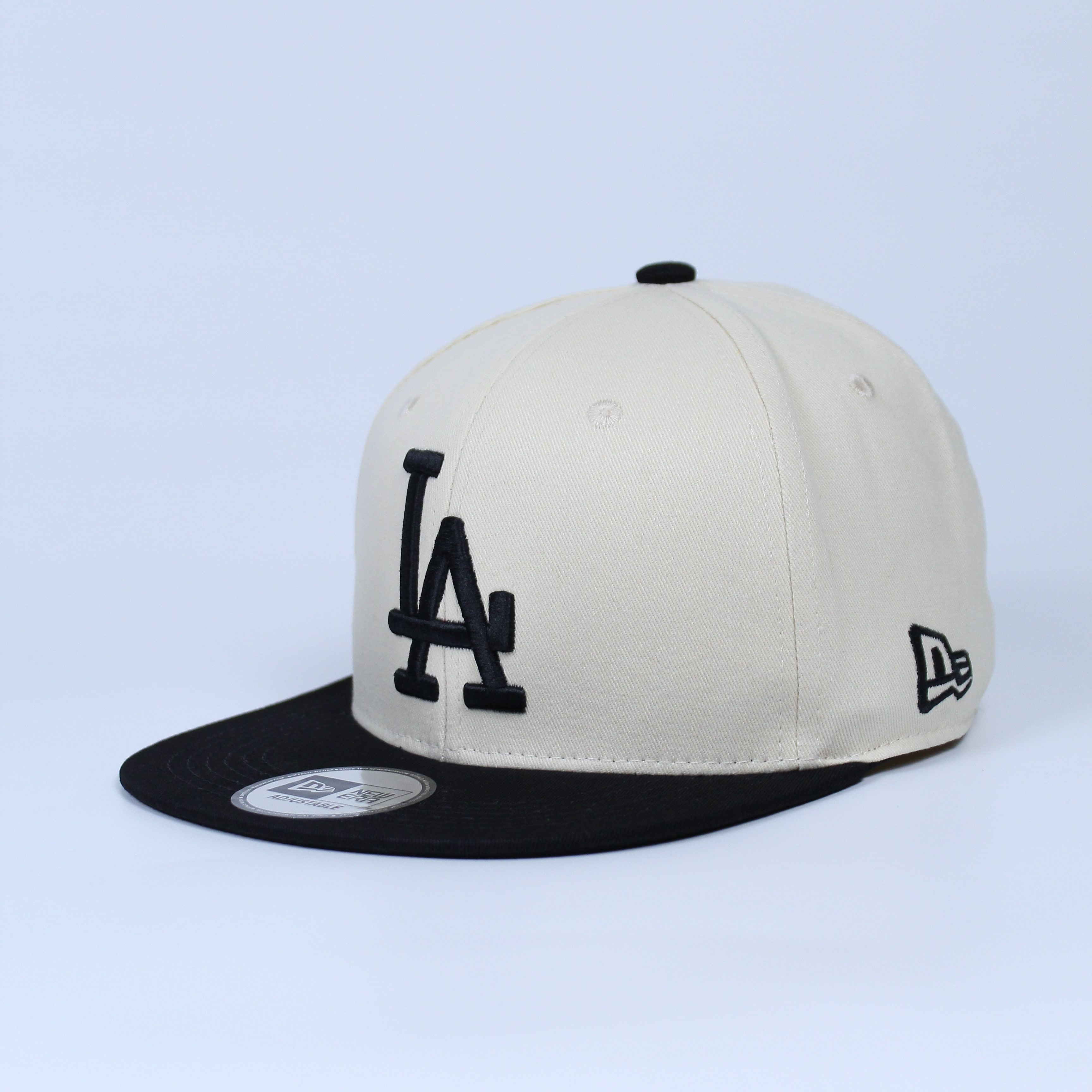 Mũ Nón Snapback Bít Đuôi LA Đen Thời Trang Unisex Cho Cả Nam Và Nữ Chất Liệu Kaki Dày Dặn Logo Thêu Nổi Đủ Size - Nón Hiphop Bít Đuôi - Mũ Nón Bóng Chày - 4