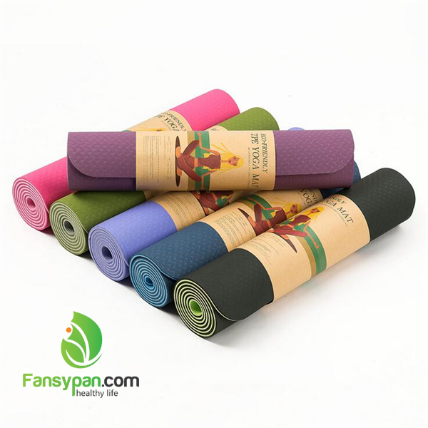 Thảm Tập Yoga Loại Dày 2 Lớp Siêu Bền Chống Thấm, Chống Trơn Trượt Sẵn 5 Màu, thảm tập yoga, thảm tập gym thảm yoga chống trượt thảm tập yoga tại nhà