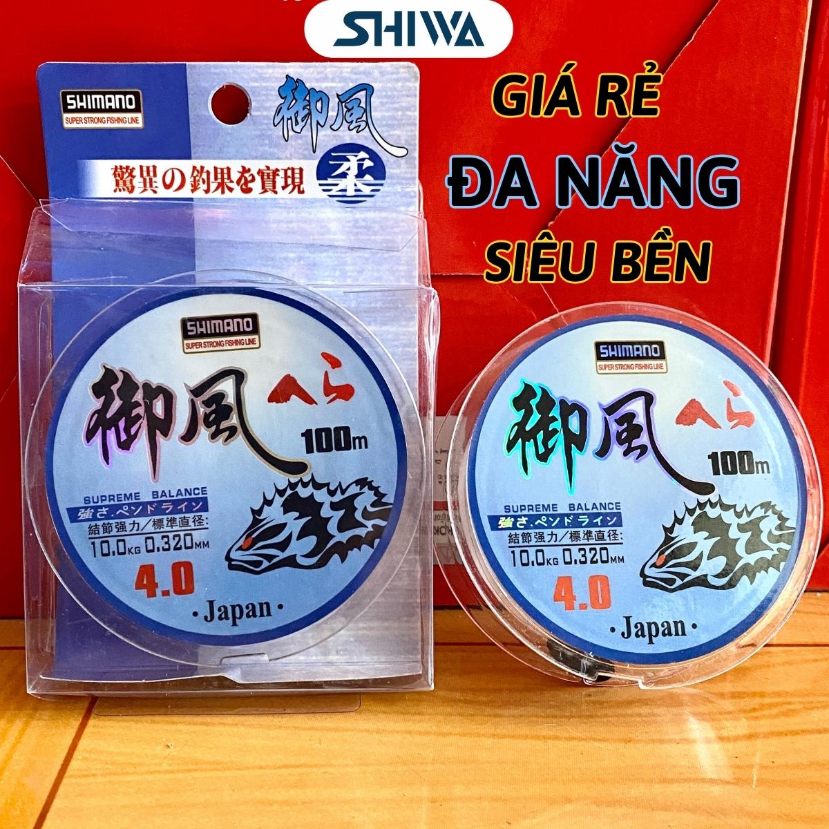 Dây Cước Câu Cá SHIMANO Nhật Bản 100m - Dây Cước Câu Cá Siêu Bền Đủ Size - SHIWA