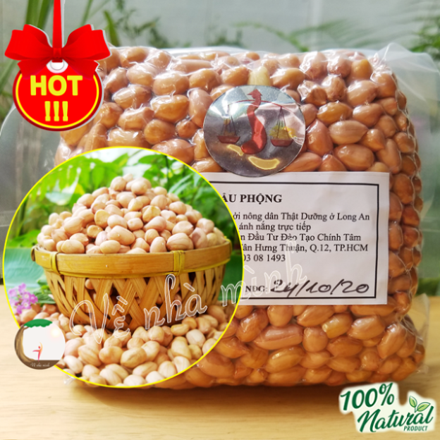 HẠT ĐẬU PHỘNG SỐNG THUẦN CHỦNG HỮU CƠ TỰ NHIÊN 100% 300G-500G ( Hạt lạc sống ) nguyên vỏ dùng rang, nấu sữa, kẹo đậu phộng...