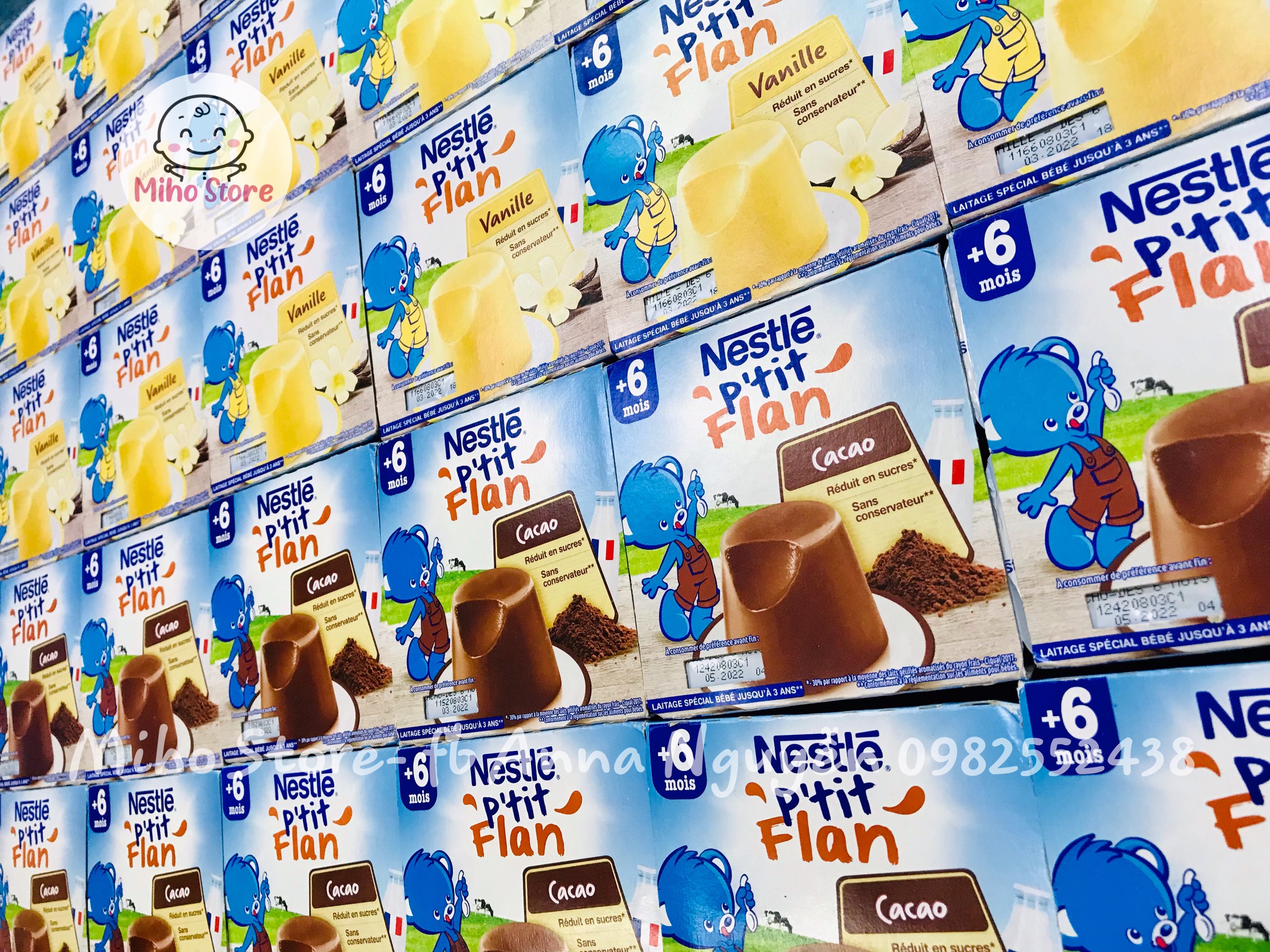 Bánh flan nestle pháp cho bé trên 6m
