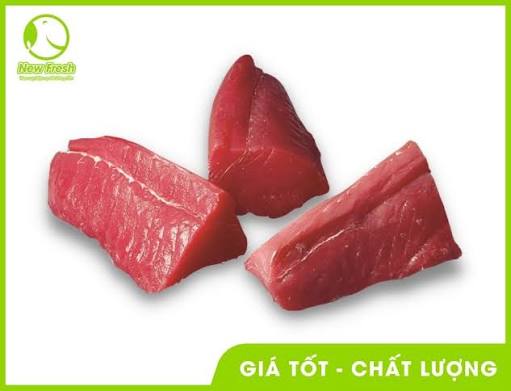 [HỎA TỐC HCM] Cá Ngừ Fillet Phần Đuôi - Khay 500G
