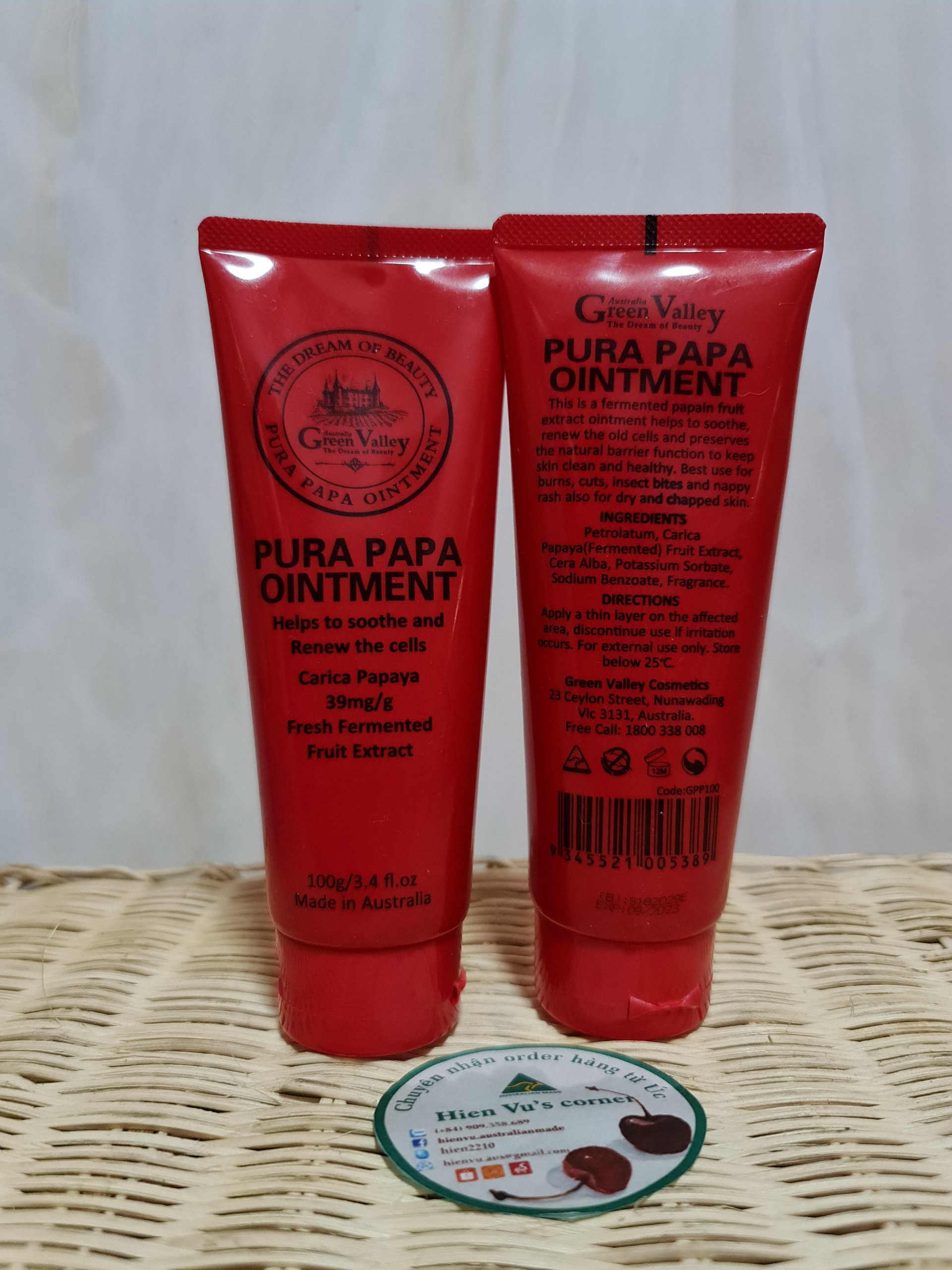 Kem đa năng úc pura papa oinment - 100g