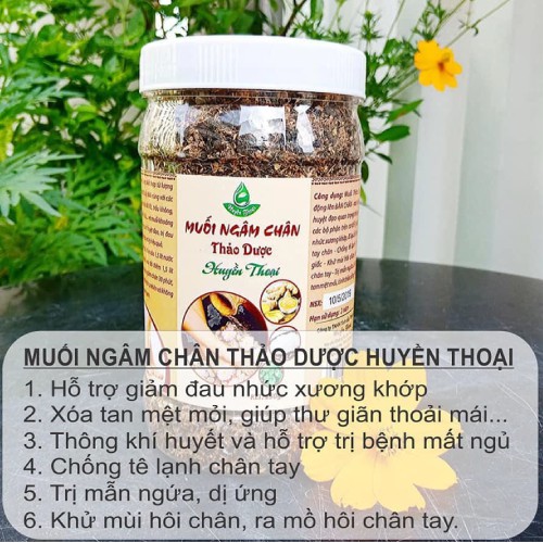 MUỐI NGÂM CHÂN THẢO DƯỢC HUYỀN THOẠI CẢI THIỆN GIẤC NGỦ | MUỐI THẢO DƯỢC famimark.com