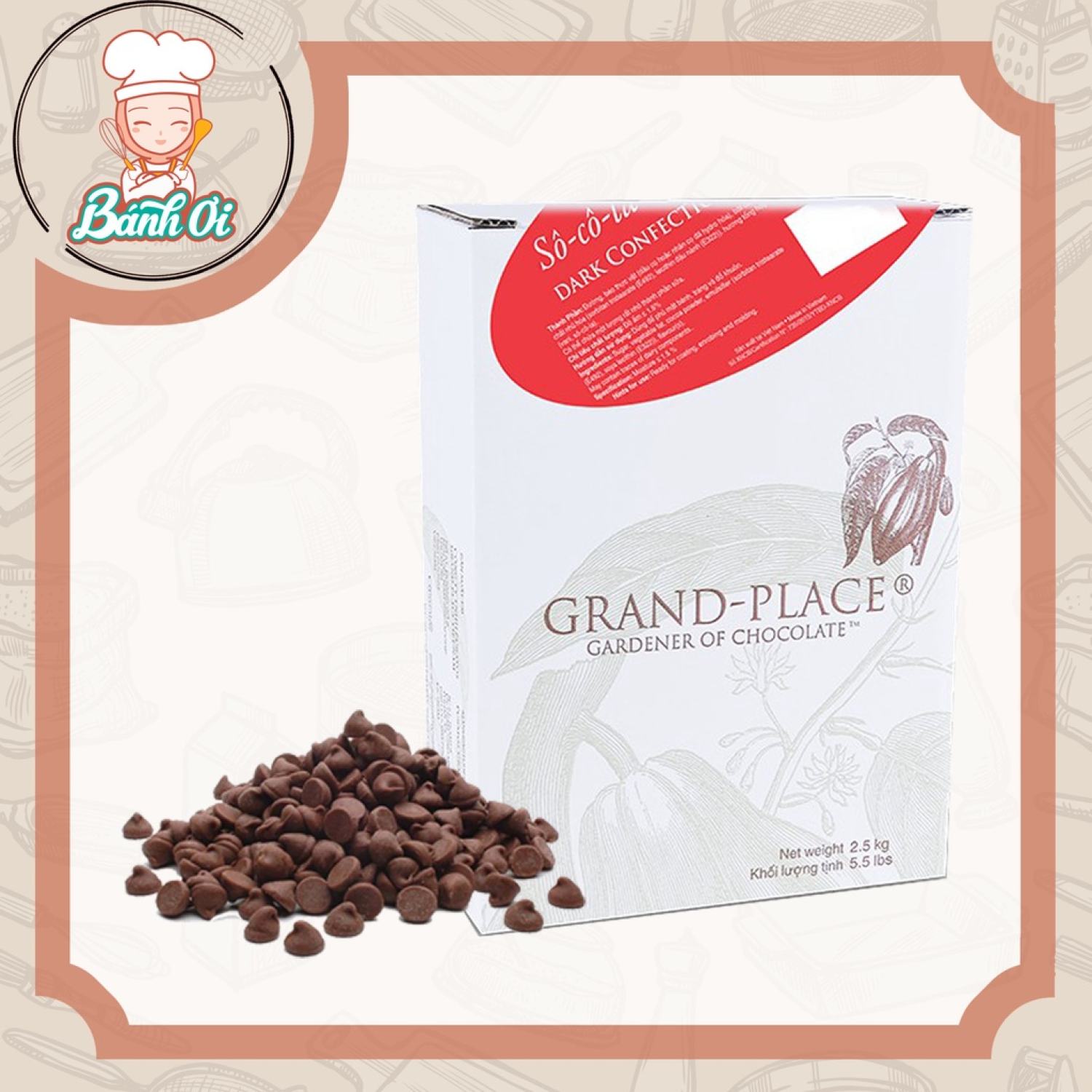 Socola chip ĐEN Grand Place