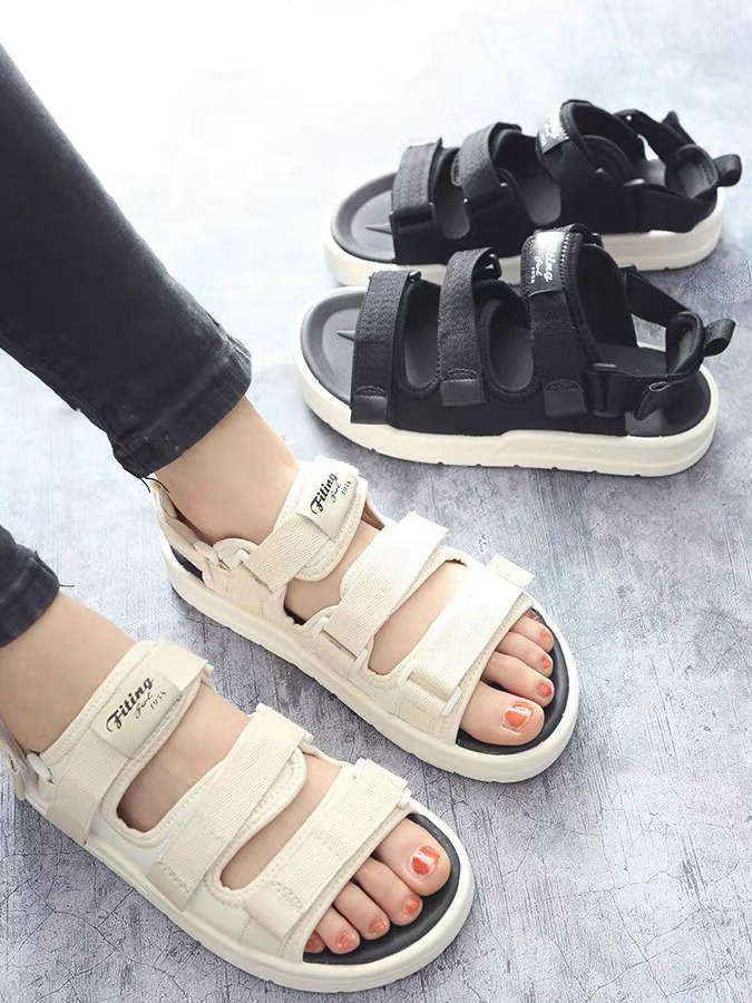 [Hoàn Tiền 15%]Dép quai hậu - sandal quai hậu 3 quai dán kiểu dáng Hàn - Hàng cao cấấp 010