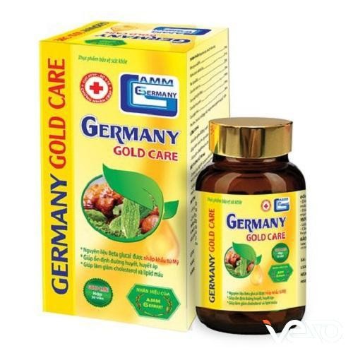 Viên ổn định huyết áp germany gold care giúp kiểm soát huyết áp đường huyết mỡ máu