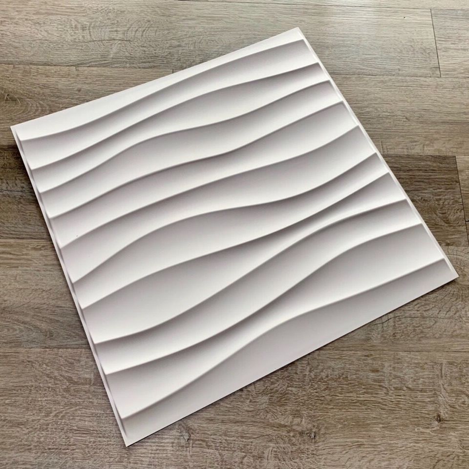 COMBO 10 Tấm ốp tường PVC VÂN SÓNG