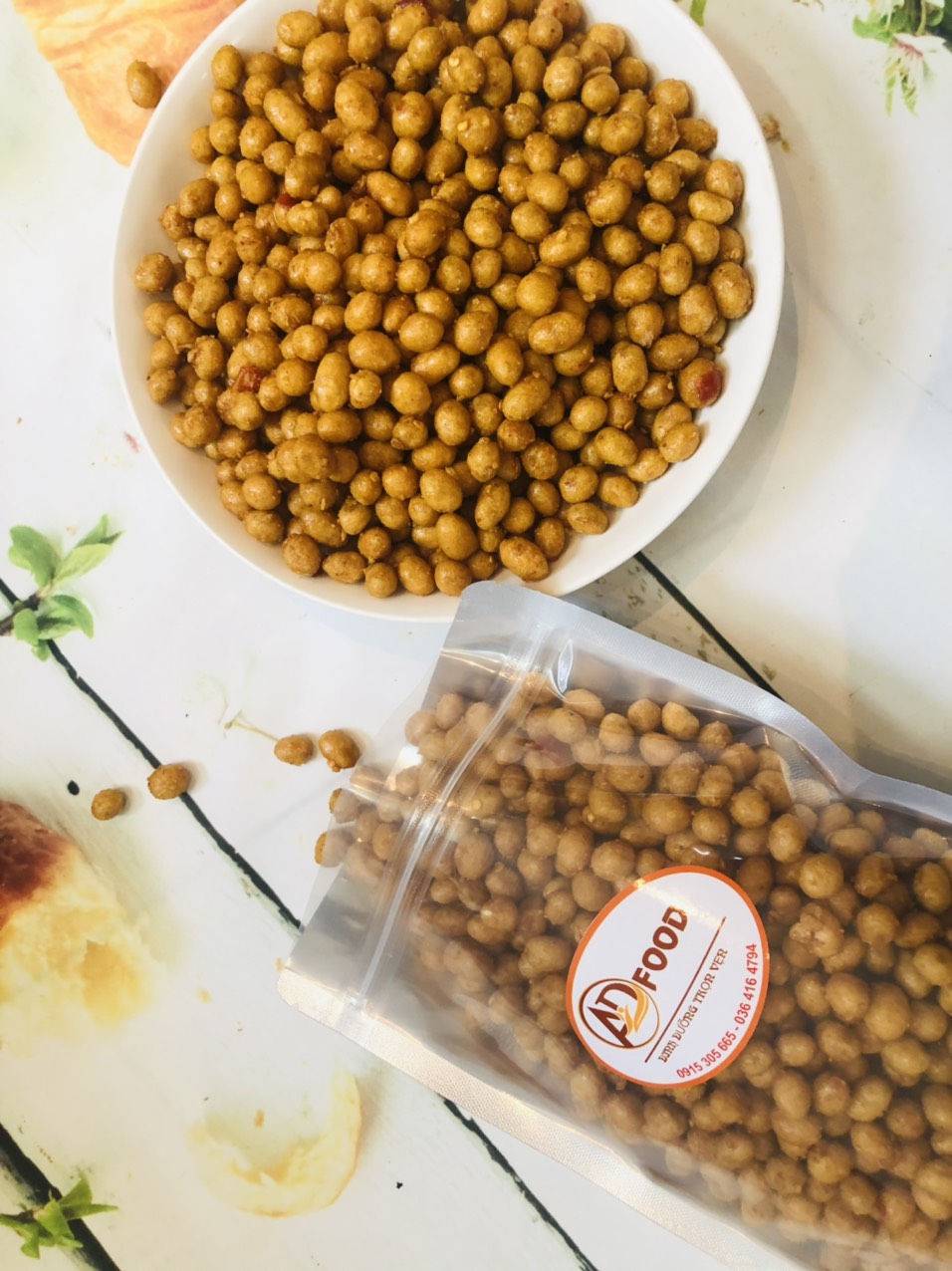 1kg đậu phộng da cá vị bơ tỏi Doanvatgiasi