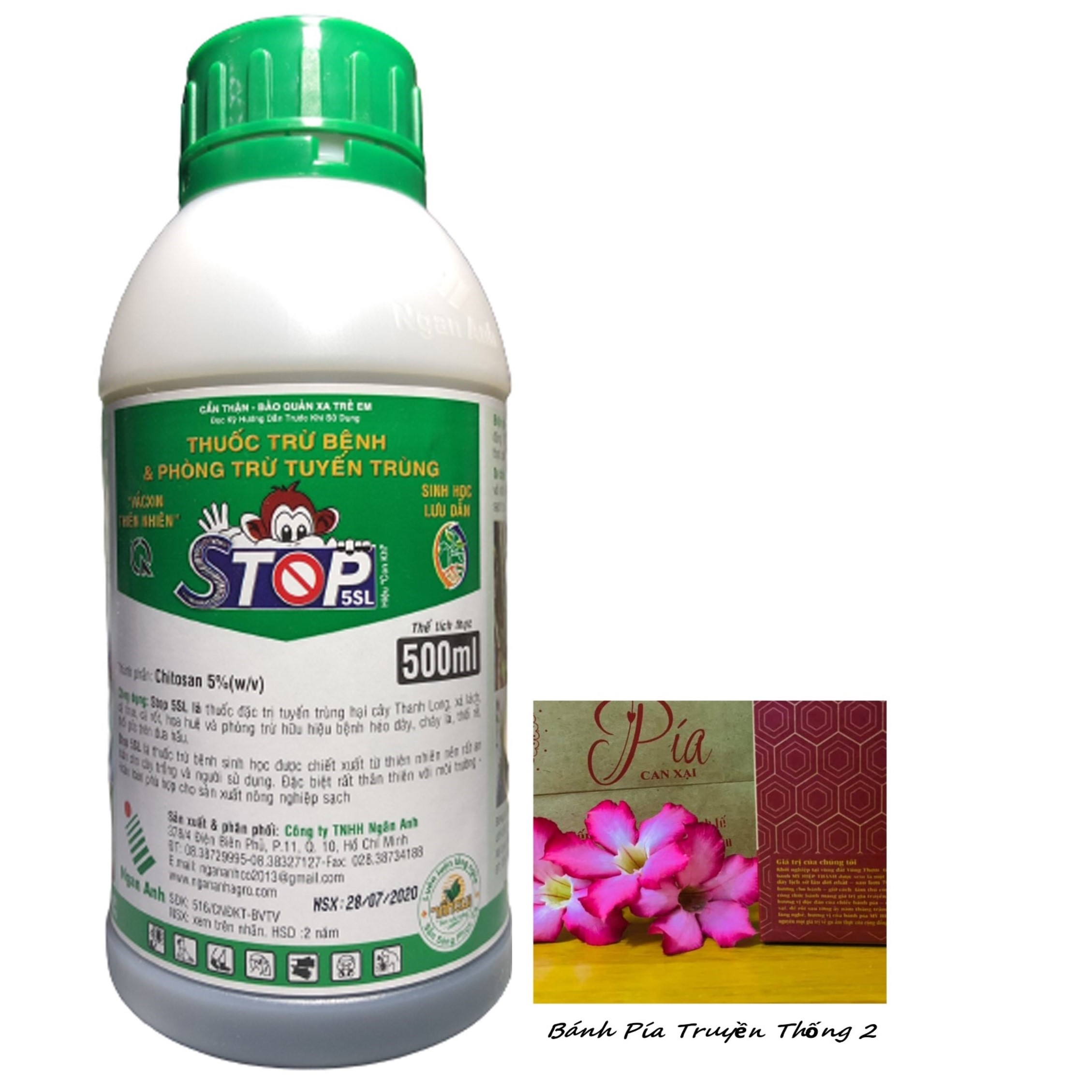 Thuốc trừ bệnh & phòng trừ tuyến trùng stop 5sl - #549a# 500ml