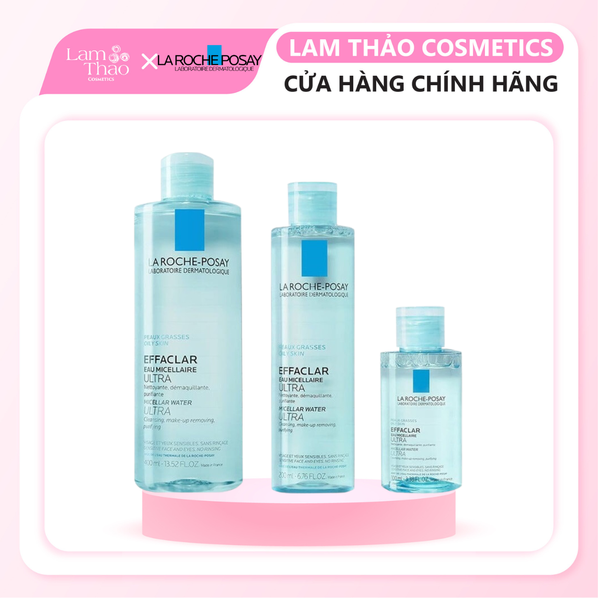Nước Tẩy Trang Cho Da Dầu La Roche-Posay Oily Skin Micellar Water