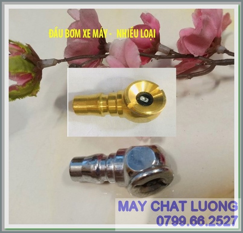 Đầu bơm xe hơi xe máy -có 2 loại