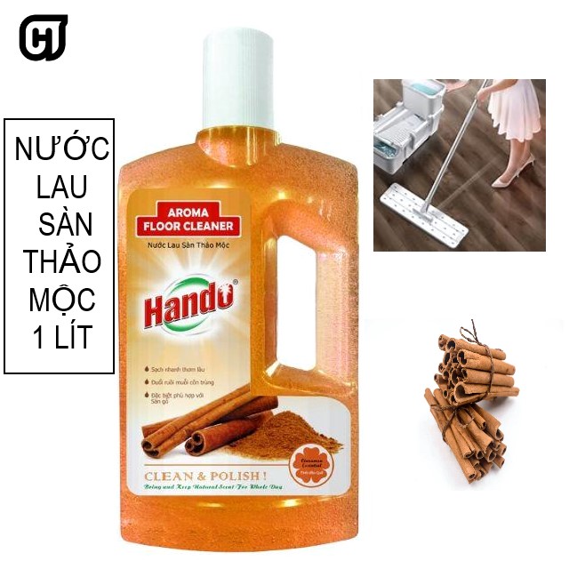[HCM]Nước lau sàn đậm đặc siêu sạch Hando 1 Lít Hương Quế CHT137
