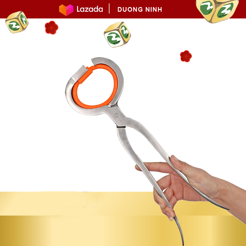 KÌM BẤM VÒNG MŨI BÒ ( THÉP KO GỈ ) Thuận tiện cho bò đực