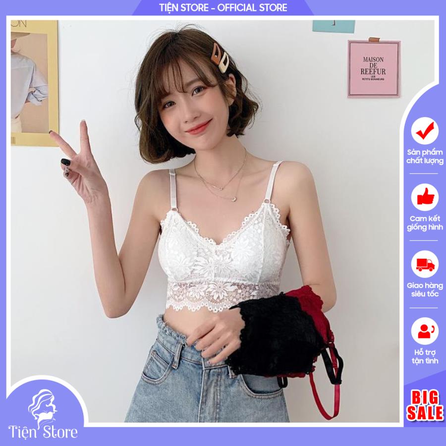 Áo bra ren hoa siêu đẹp free size