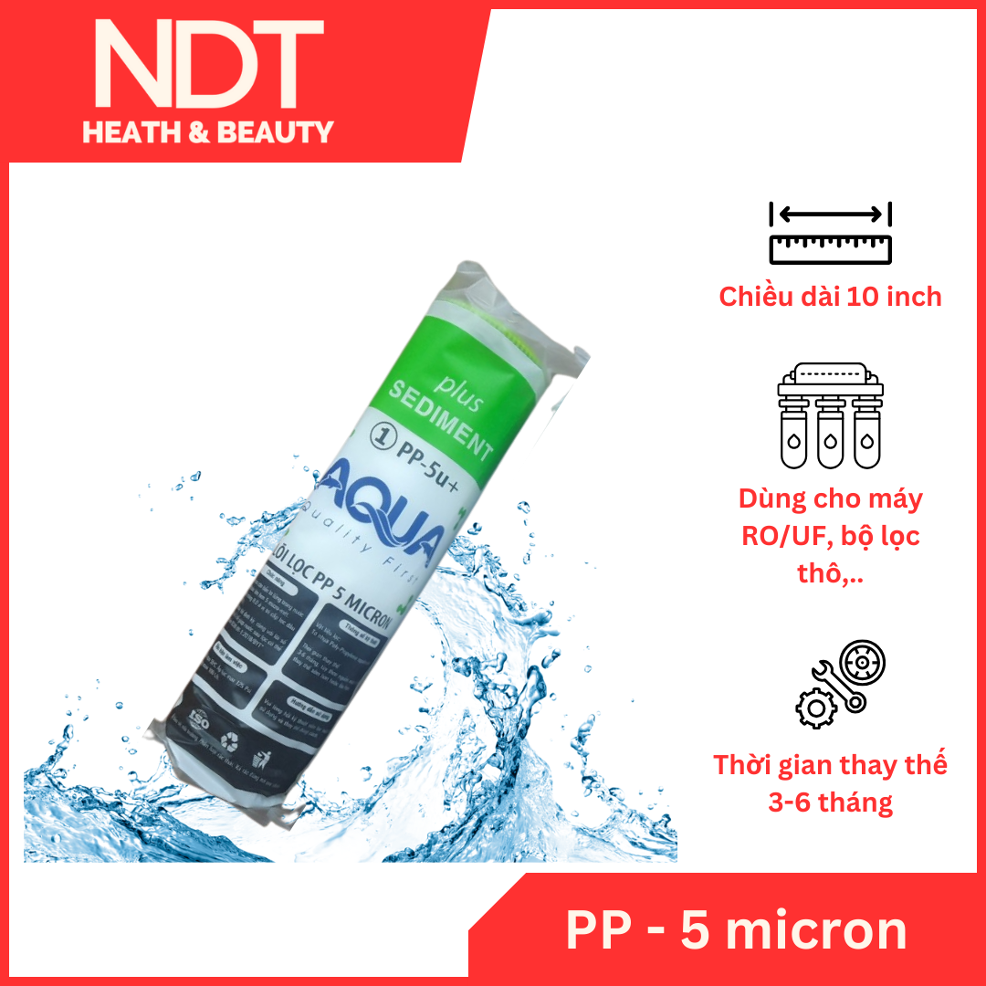 Lõi lọc nước số 1 - 10 inch thương hiệu Aqua