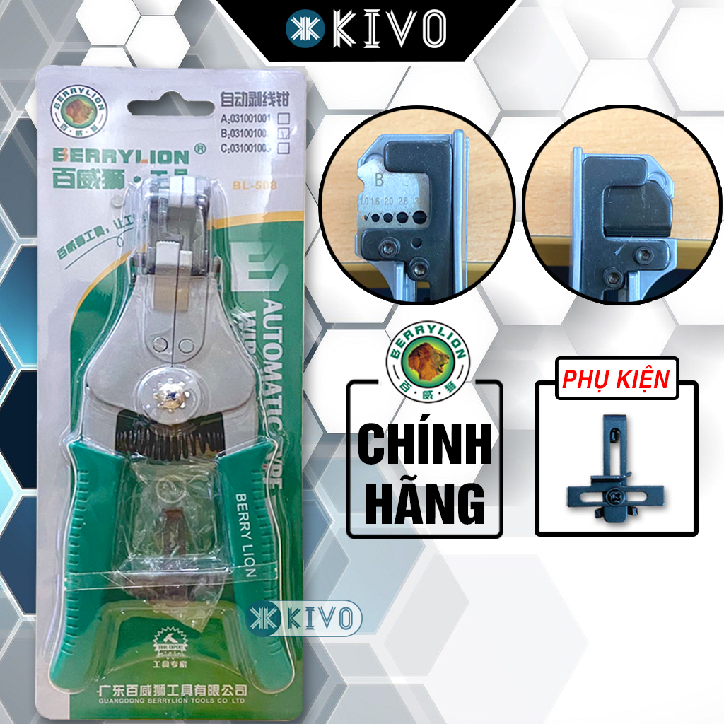 Kìm Tuốt Dây Điện Dây Cáp Tự Động Loại Tốt Nội Địa Trung Quốc - Kềm Kiềm Tuốt Dây Điện Dân Dụng Giá Rẻ - Kivovi